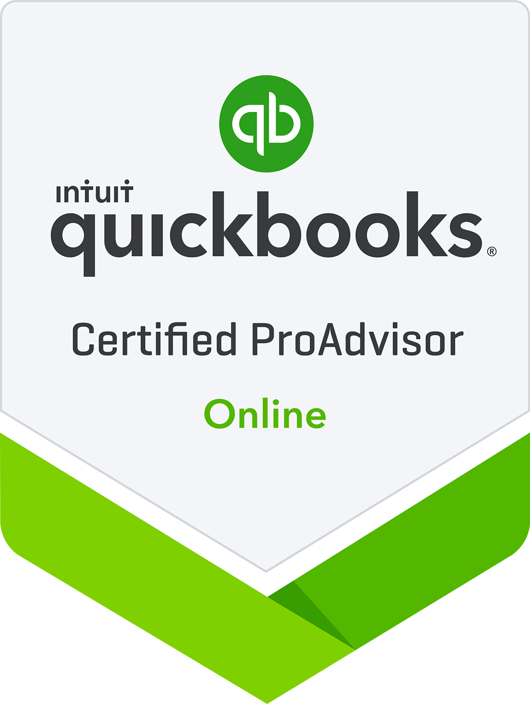 Intuit Certified QuickBooks Online ProAdvisor badge awarded to Bledar Qarkaxhija